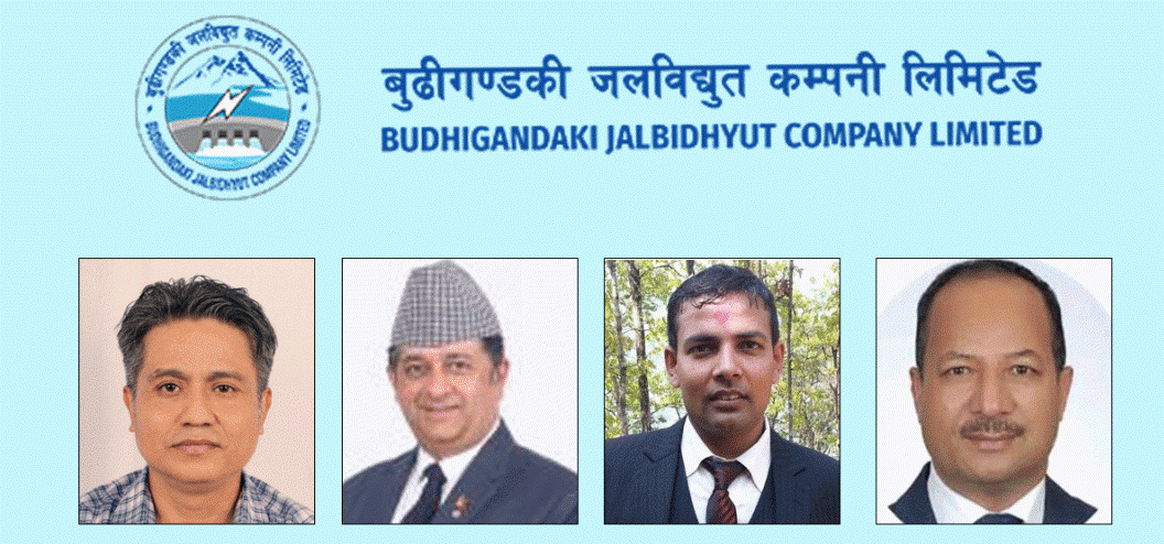 बुढीगण्डकी जलविद्युत कम्पनीको सीईओ बन्न चार दावेदार प्रतिस्पर्धामा